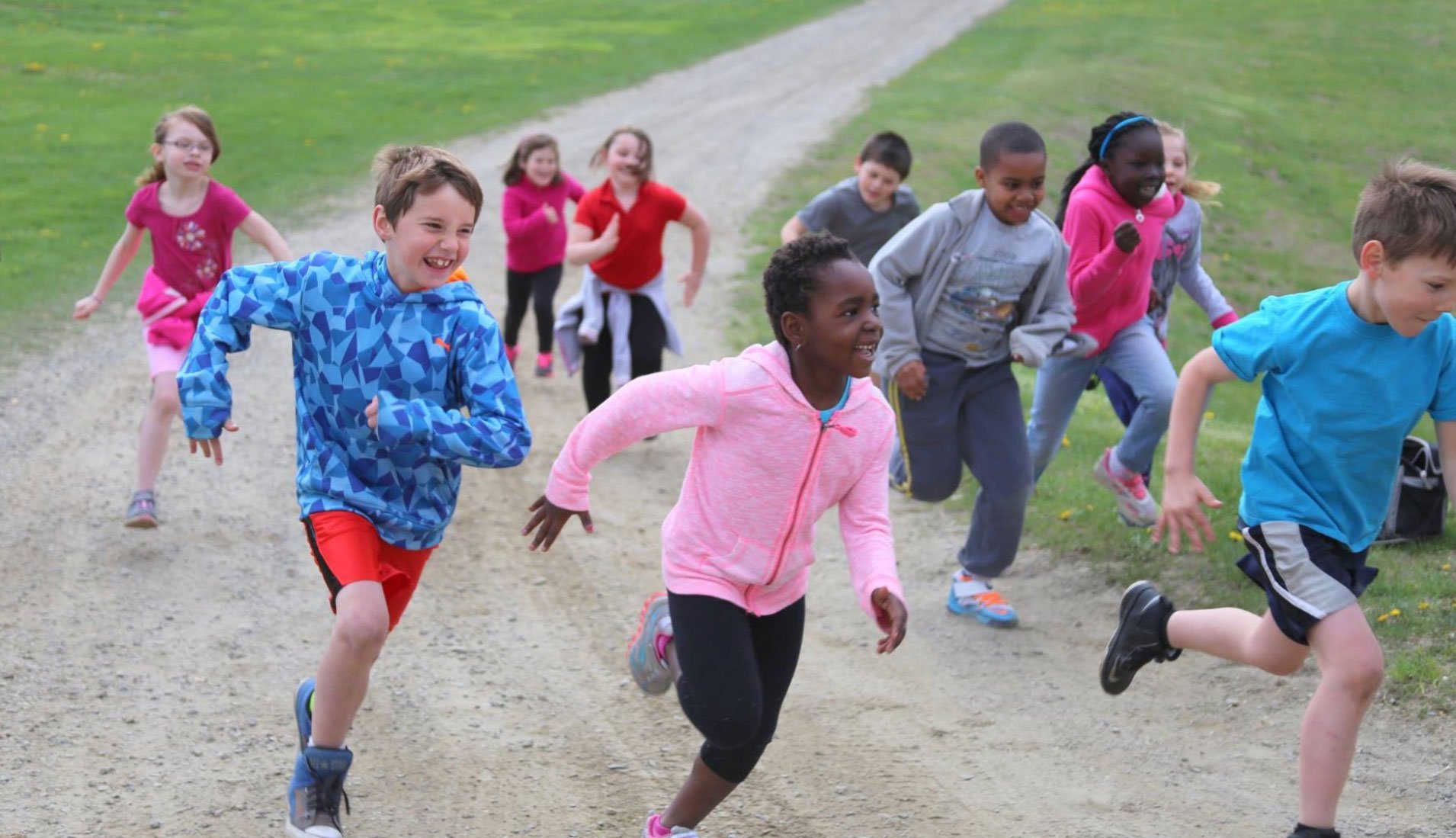 Children Running at Kurn Hattin Homes