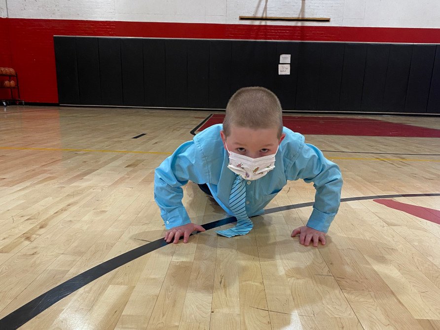 Kurn Hattin Students Commit to 2,022 Push-Up Challenge