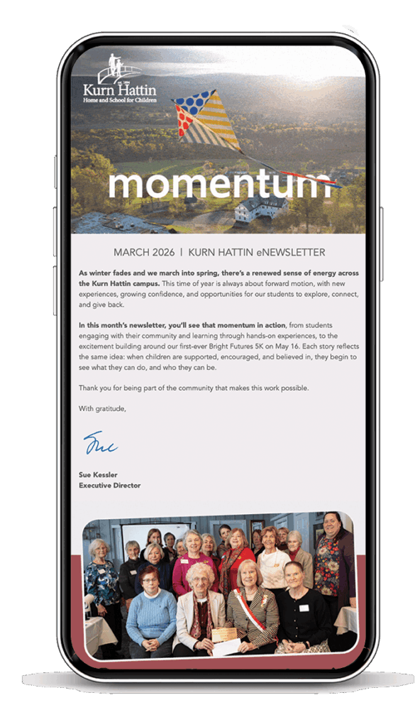 Mobile phone featuring eNewsletter